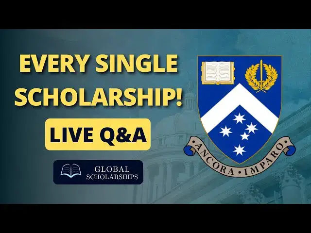 'Video thumbnail for Every Scholarship in Monash University for International Students (2024)'