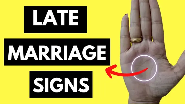 'Video thumbnail for Delay In Marriage And Late Marriage Signs On Your Hands?-Palmistry'