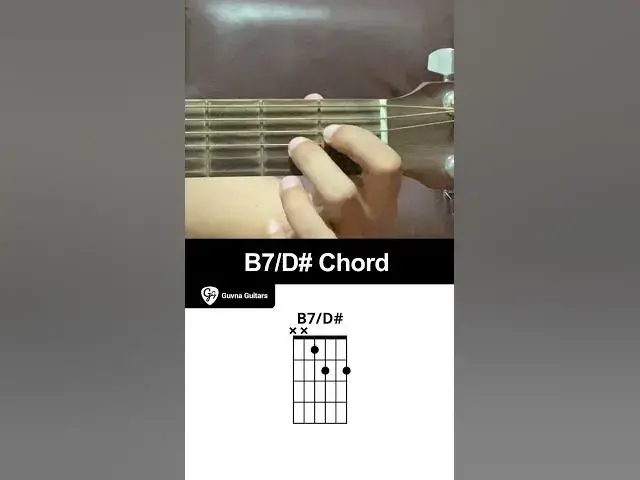 'Video thumbnail for How To Play The B7/D# Chord On Guitar - Guvna Guitars'