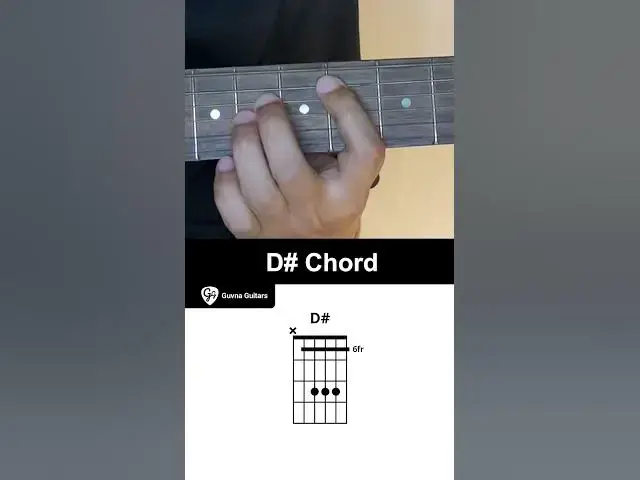 'Video thumbnail for How To Play The D# Chord On Guitar - Guvna Guitars'