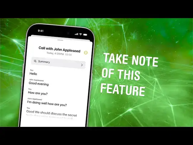 'Video thumbnail for How to Record a Phone Call on your iPhone in iOS 18.1'