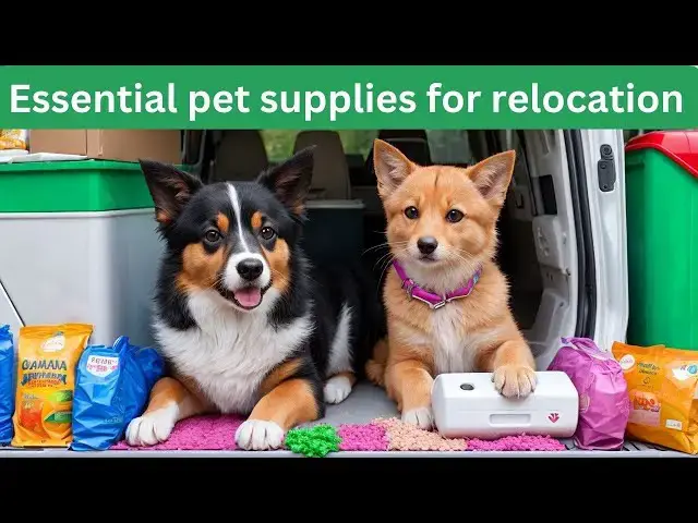 'Video thumbnail for Essential Pet Supplies for a Stress-Free Relocation'
