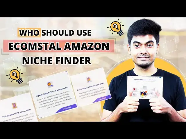'Video thumbnail for Who Should Use EcomStal Amazon Niche Finder? | EcomStal'