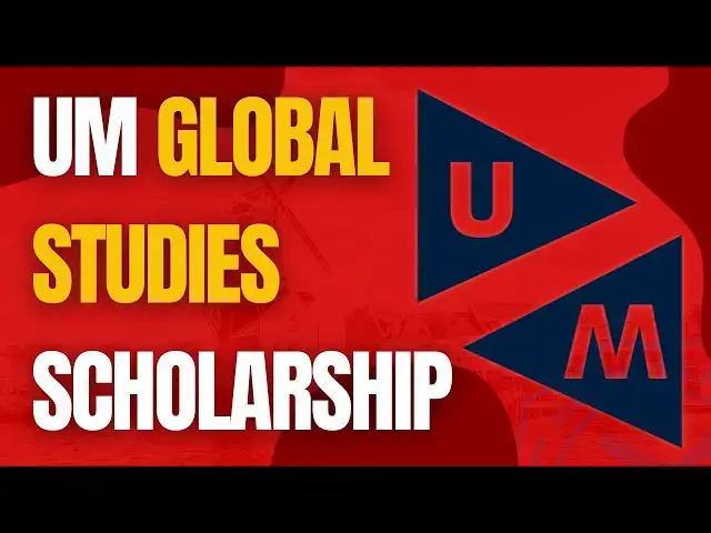 'Video thumbnail for UM Global Studies Scholarship at Maastricht University | Study in Netherlands'