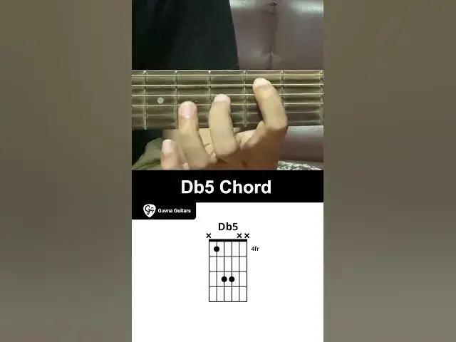 'Video thumbnail for How To Play The Db5 Chord On Guitar - Guvna Guitars'