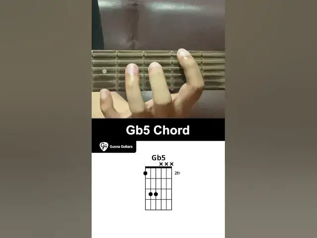 'Video thumbnail for How To Play The Gb5 Chord On Guitar - Guvna Guitars'
