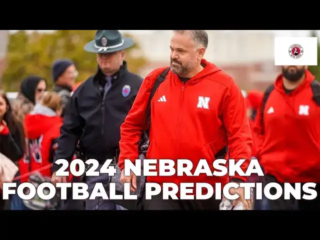 'Video thumbnail for Bold predictions for Nebraska football in 2024, plus a first look at UTEP'
