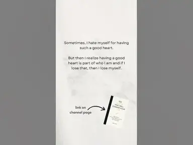 'Video thumbnail for Having a good heart is part of who I am…and I won’t change'