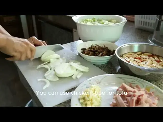 'Video thumbnail for Tom Kha Soup with Prawns & Rice Noodles Delight'