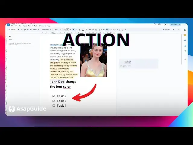 'Video thumbnail for How to Assign Action Items in Google Docs'