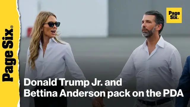'Video thumbnail for Watch Donald Trump Jr. pack on the PDA with his new girlfriend'
