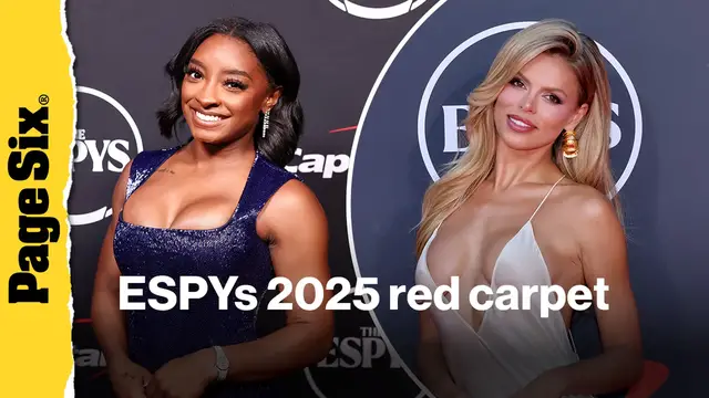 'Video thumbnail for See the looks from the ESPYs 2025 red carpet: Simone Biles, Brooks Nader, Ilona Maher and more'