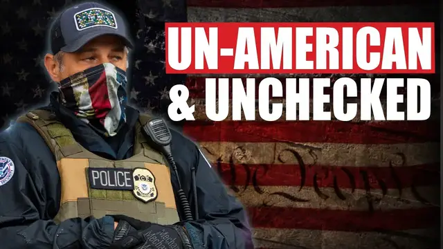 'Video thumbnail for Trump's Illegitimate Secret Police Are Bringing CHAOS To American Streets'