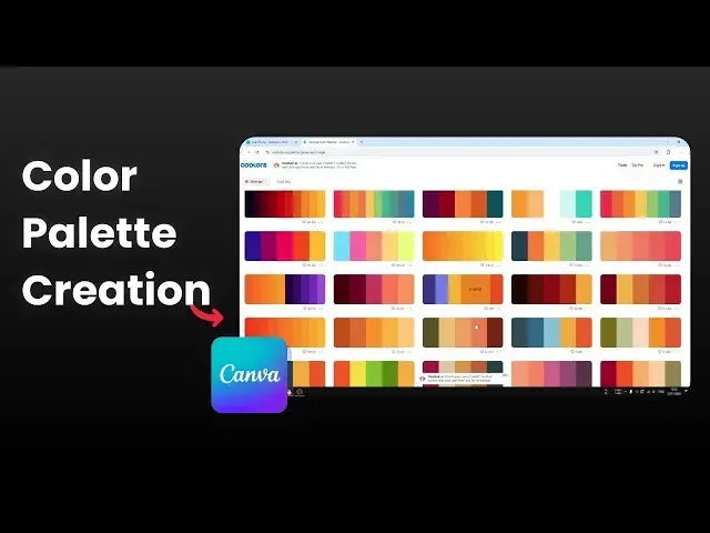 'Video thumbnail for How to Make a Color Palette in Canva'