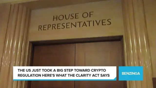 'Video thumbnail for The US Just Took A Big Step Toward Crypto Regulation-Here's What The CLARITY Act Says'
