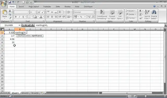 'Video thumbnail for How to use the Ceiling Function in Excel'