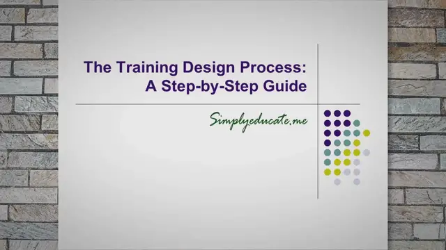 'Video thumbnail for Training Design Process: A Step-by-Step Guide to Engaging and Effective Learning'