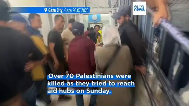 'Video thumbnail for Pope repeats call for Gaza ceasefire as Israel widens evacuation orders'