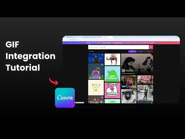 'Video thumbnail for How to Add GIF to Canva Presentation'