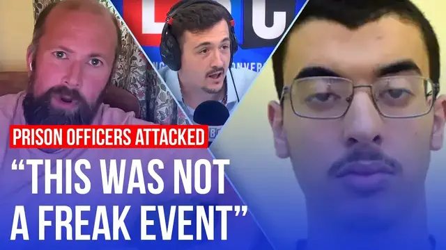 'Video thumbnail for Manchester Arena terrorist seriously injures three prison officers | LBC'