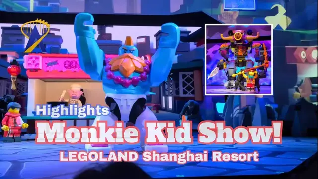 'Video thumbnail for Legoland Shanghai Monkie Kid Show Highlights'