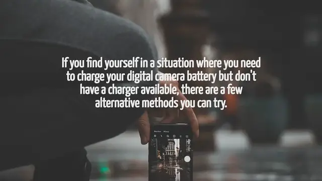 'Video thumbnail for How To Charge Digital Camera Battery Without Charger'