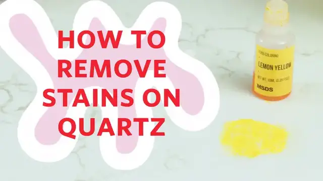 'Video thumbnail for How to Remove Food Stains Out of Quartz'