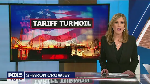 'Video thumbnail for Trump's tariffs latest: China's 104% tax rate goes into effect at midnight'