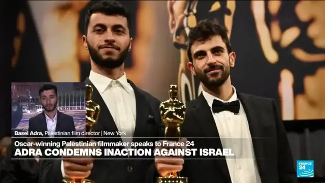 'Video thumbnail for Oscar-winning 'No Other Land' filmmaker speaks to France 24'