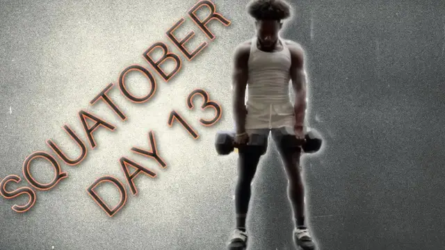 'Video thumbnail for Squatober Day 13! (Squatting Everyday For A MONTH)'