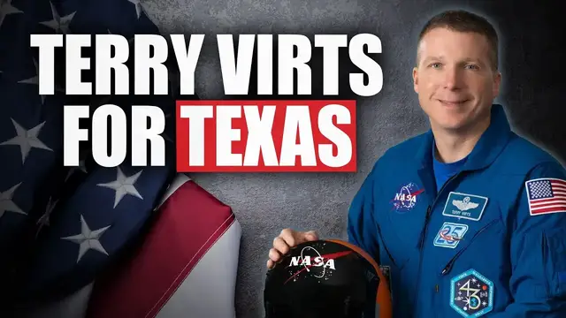 'Video thumbnail for Terry Virts for Texas: Service Before Self'