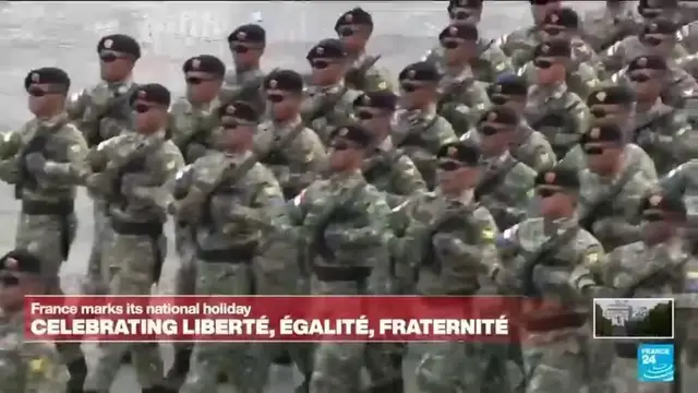 'Video thumbnail for France Bastille Day: Military troups start arriving at Place the la Concorde'