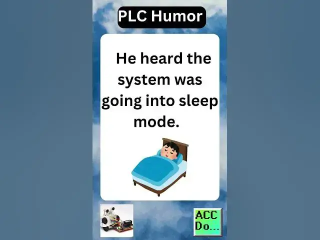 'Video thumbnail for PLC Programmers Blanket to Work...'