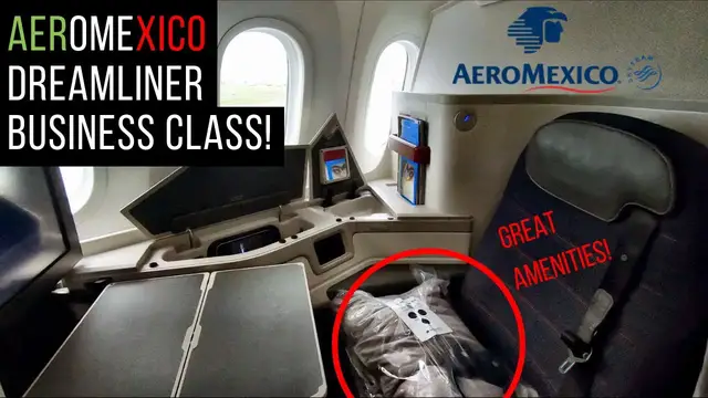 'Video thumbnail for INCREDIBLE flight on AEROMEXICO 787-9 Business Class - to São Paulo! | Dreamliner review'