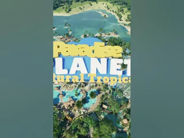 'Video thumbnail for Paradise Planet Natural Tropical Walking In First Person Planet Coaster 2'