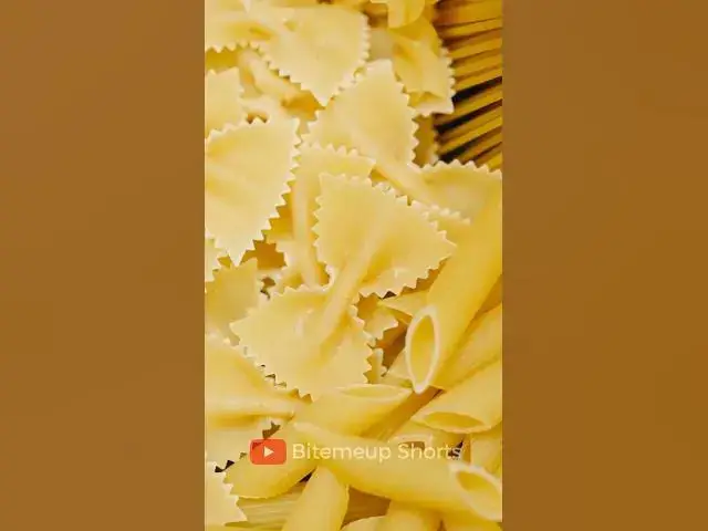'Video thumbnail for 10 Different Types of Pasta #pasta'