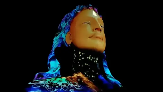 'Video thumbnail for Full Adiyogi Light Show, Close-Up View | 3D Laser Projection'