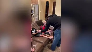 'Video thumbnail for Boy With Cancer Surprised By Return Of Big Brother | Happily TV'
