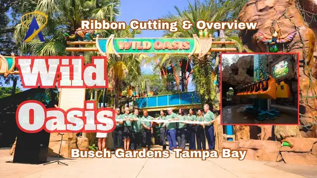 'Video thumbnail for Wild Oasis Ribbon Cutting and Overview - Busch Gardens Tampa Bay'