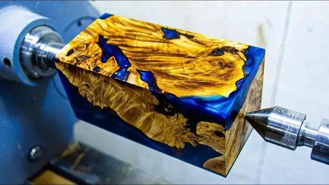 'Video thumbnail for Woodturning - Hybrid Burl Goblet'