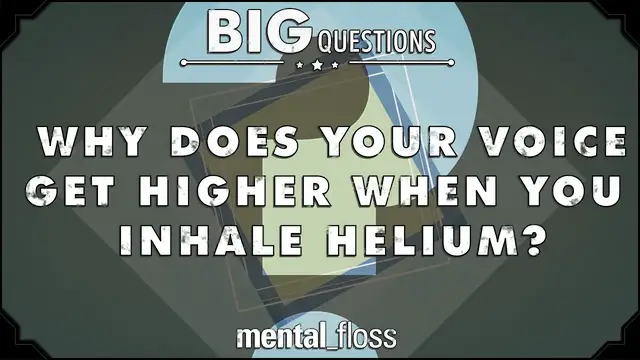'Video thumbnail for Why Does Your Voice Get Higher When You Inhale Helium? - Big Questions (Ep. 11)'
