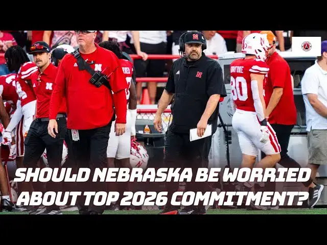 'Video thumbnail for Should Nebraska football be worried about a 4-star flip? The state of Nebraska basketball'