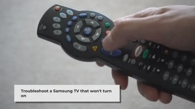 'Video thumbnail for How to Fix a Samsung TV That Won't Turn On: Step-by-Step Troubleshooting Guide'
