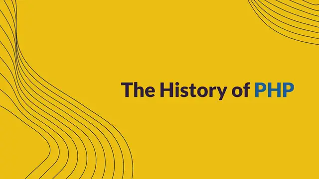 'Video thumbnail for The History of PHP'