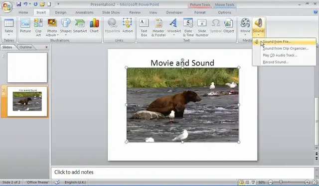 'Video thumbnail for Play a Movie and Sound at the Same Time'