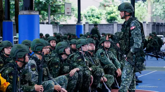 'Video thumbnail for Taiwan begins 10-day military drills to counter Chinese threats'