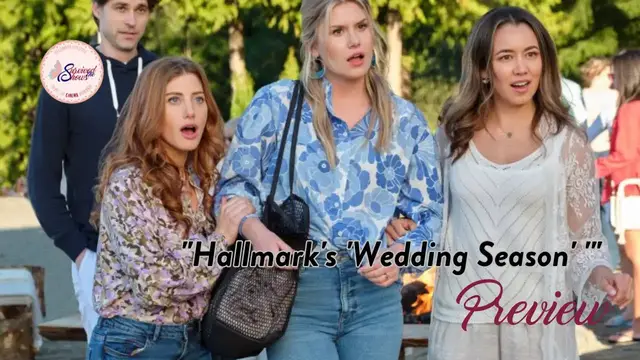 'Video thumbnail for Hallmark's movie 'Wedding Season' with Stephanie Bennett & Casey Deidrick - PREVIEW'