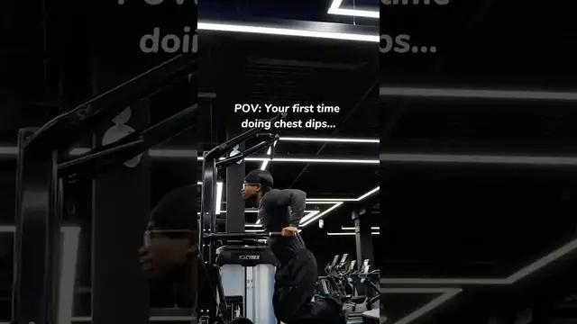 'Video thumbnail for First Timer POV: Chest Dips Workout'