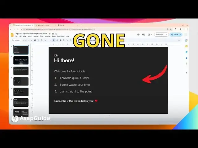 'Video thumbnail for How to Delete a Picture in Google Slides'