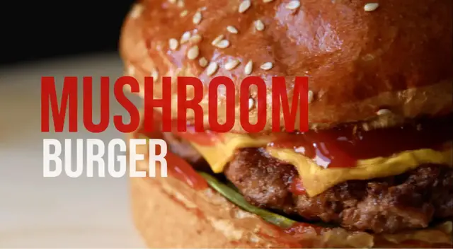 'Video thumbnail for Delicious Mushroom Burger'